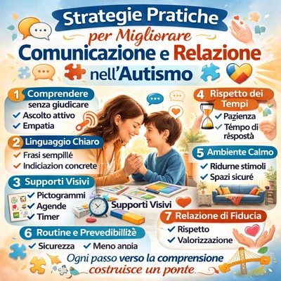 Strategie pratiche per migliorare comunicazione e relazione nell’autismo