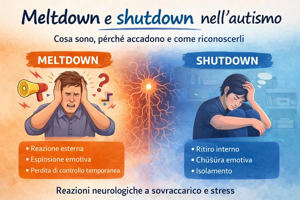 Meltdown e shutdown nell'autismo