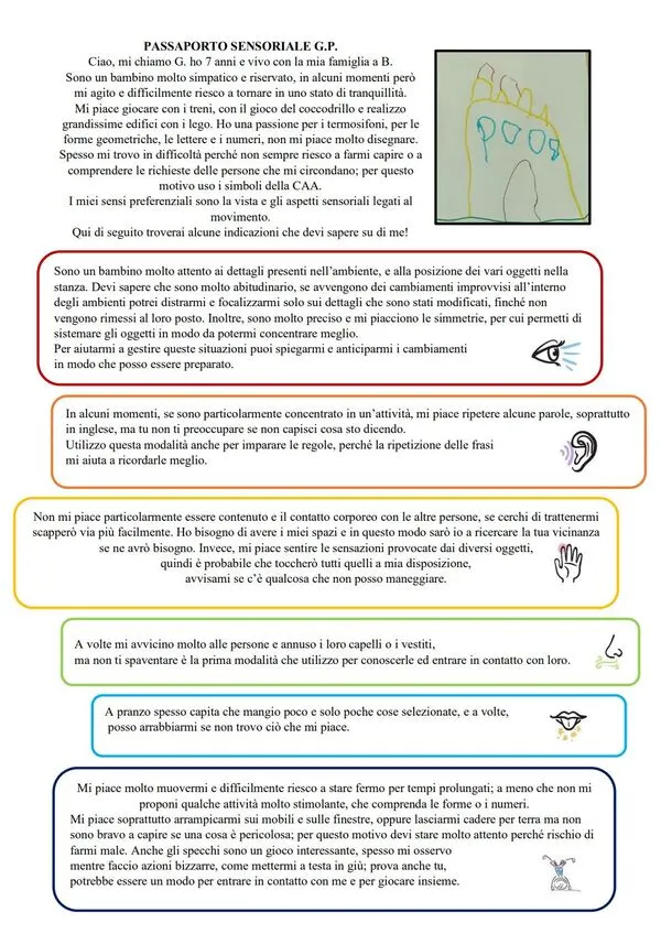 Passaporto sensoriale